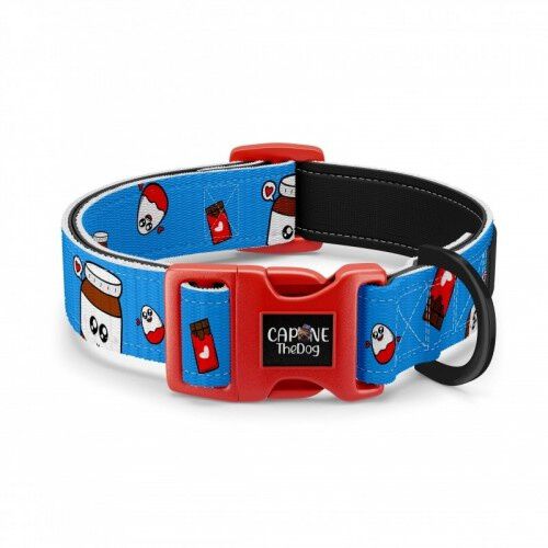 Collar regulable CaponeTheDog para perros estampado Chocolate , , large Imagen numero 1