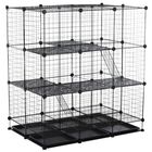 Jaula DIY PawHut para animales pequeños color Negro, , large image number null