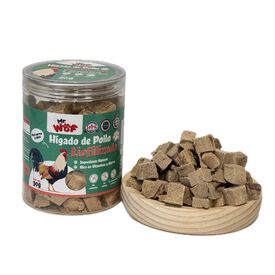 CUBOS DE HIGADO DE POLLO LIOFILIZADO