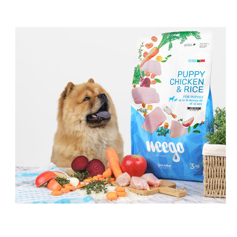 Weego Puppy Pollo y Arroz pienso para cachorros, , large Imagen numero 4