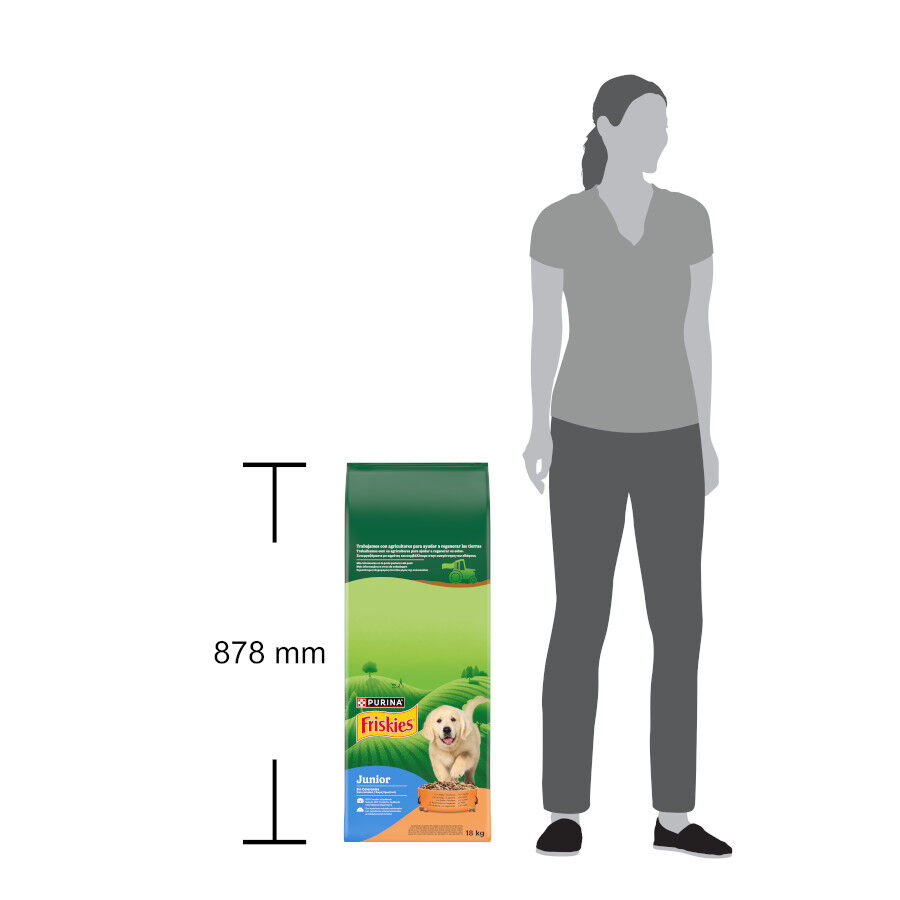 18 kg Friskies Junior Pollo y Verduras pienso para perros, , large Imagen numero 7