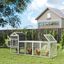 PawHut Gallinero para Exterior Blanco y Gris, , large indicador imagen numero 2