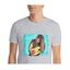 Mascochula camiseta hombre personalizada graffiti con tu mascota gris, , large indicador imagen numero 1