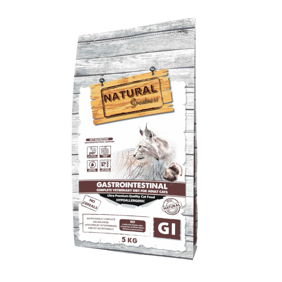Natural Greatness Gastrointestinal Pavo Pienso Hipoalergénico para gatos
