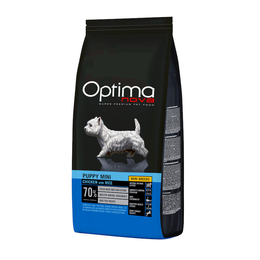 2 kg Optima Nova Puppy Mini Pollo pienso para perros, , large Imagen numero 1