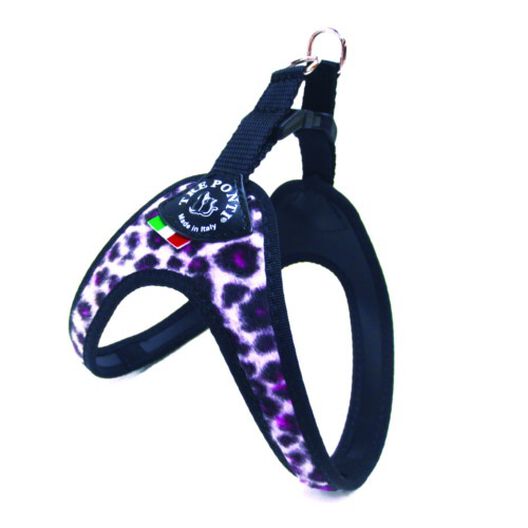 Camon Arnés Estampado de Leopardo Rosa para perros de razas pequeñas, , large image number null