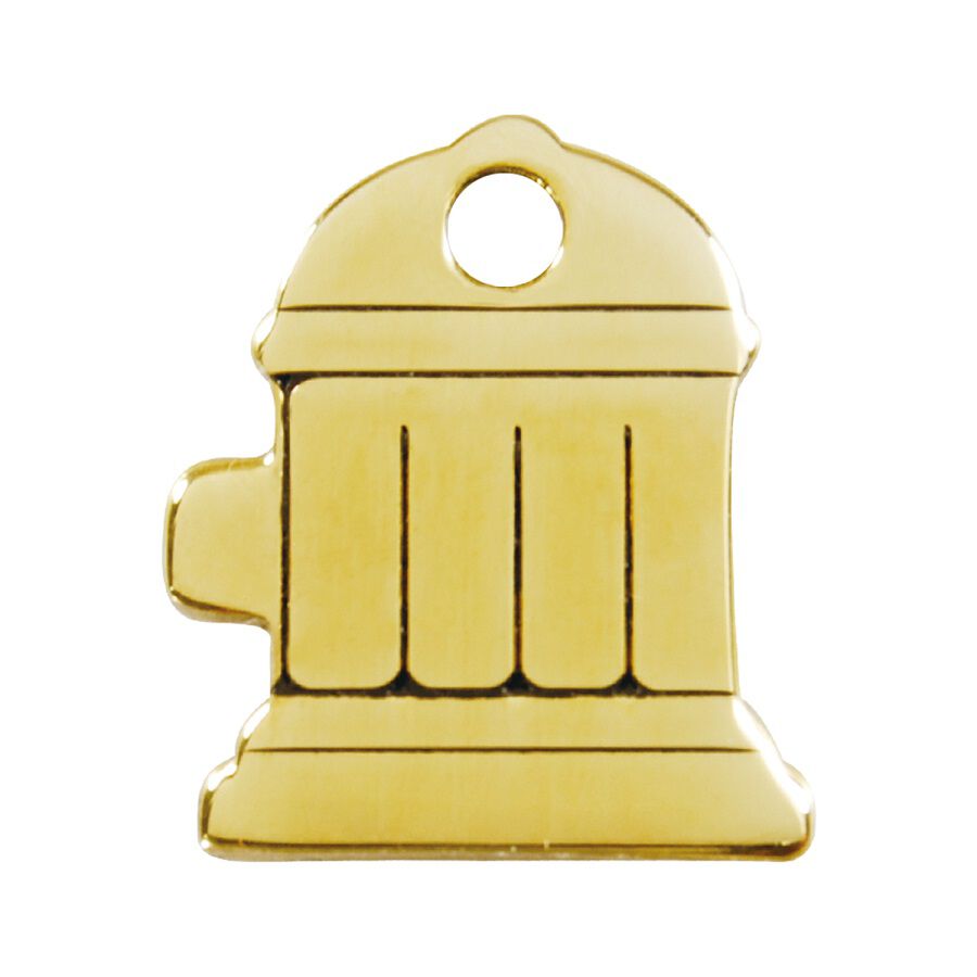 Placa identificativa Lat&oacute;n Boca de incendio para perros, , large Imagen numero 1