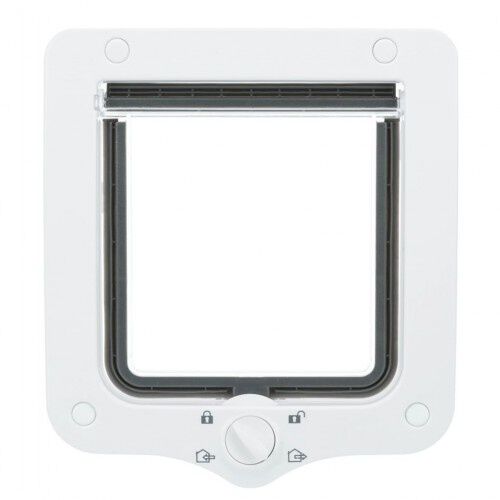 Gatera con sellado especial y cerradura magnética color Blanco thumbnail