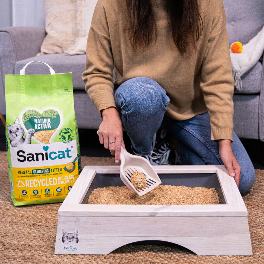 Sanicat Natura Activa Recycled Arena para gatos thumbnail