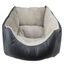 Cuna de tapicería y coralina para perros color Negro, , large indicador imagen numero 1