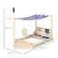 Outsunny Arenero para Niños Madera Natural, , large indicador imagen numero 3