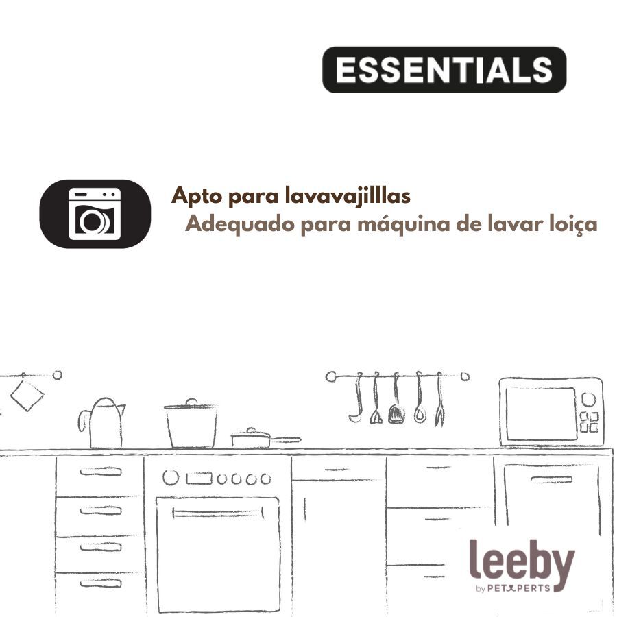 Leeby Taza Medidora Transparente para perros y gatos, , large Imagen numero 5