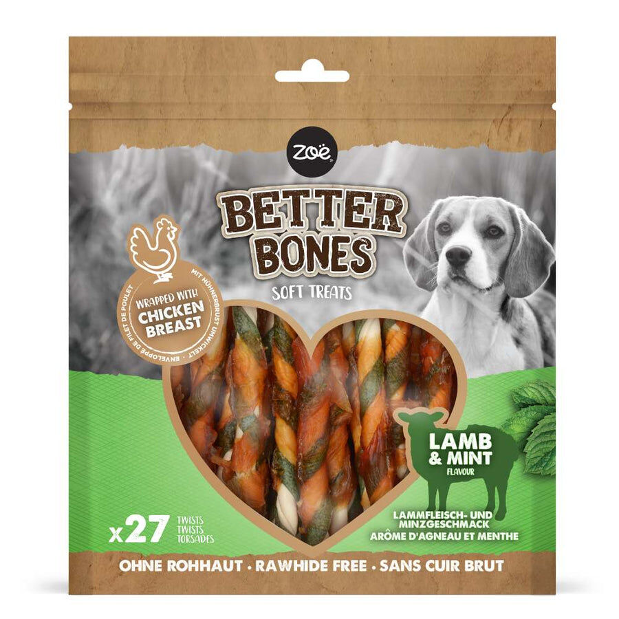 Twists envueltos en pollo para perros Zo&euml; Better Bones Pack de 27, , large Imagen numero 1