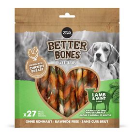 Twists envueltos en pollo para perros Zo&euml; Better Bones Pack de 27