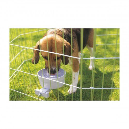Savic crock comedero bebedero para jaulas gris para mascotas, , large Imagen numero 2