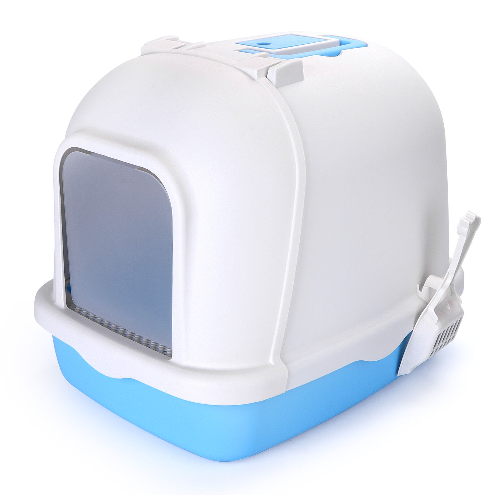 Nobleza Inodoro con abertura frontal y pala para gatos