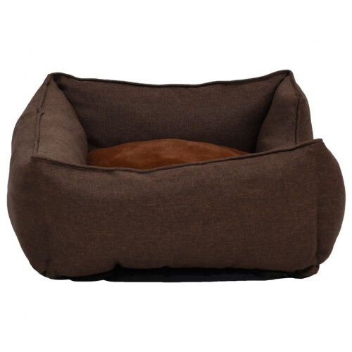 VidaXL Sof&aacute; Acolchado Marr&oacute;n para perros, , large Imagen numero 11
