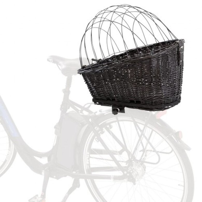 Trixie cesta de transporte para bicicletas negra para mascotas, , large image number null