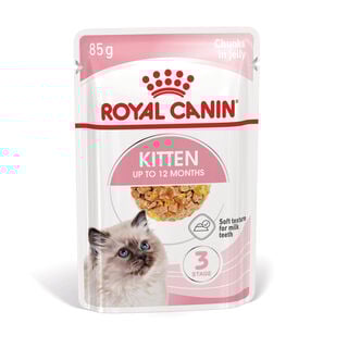 Royal Canin Kitten comida húmeda en gelatina sobre para gatitos