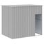 vidaXL Caseta perro corral acero galvanizado gris claro 214x1069x181cm, , large indicador imagen numero 14