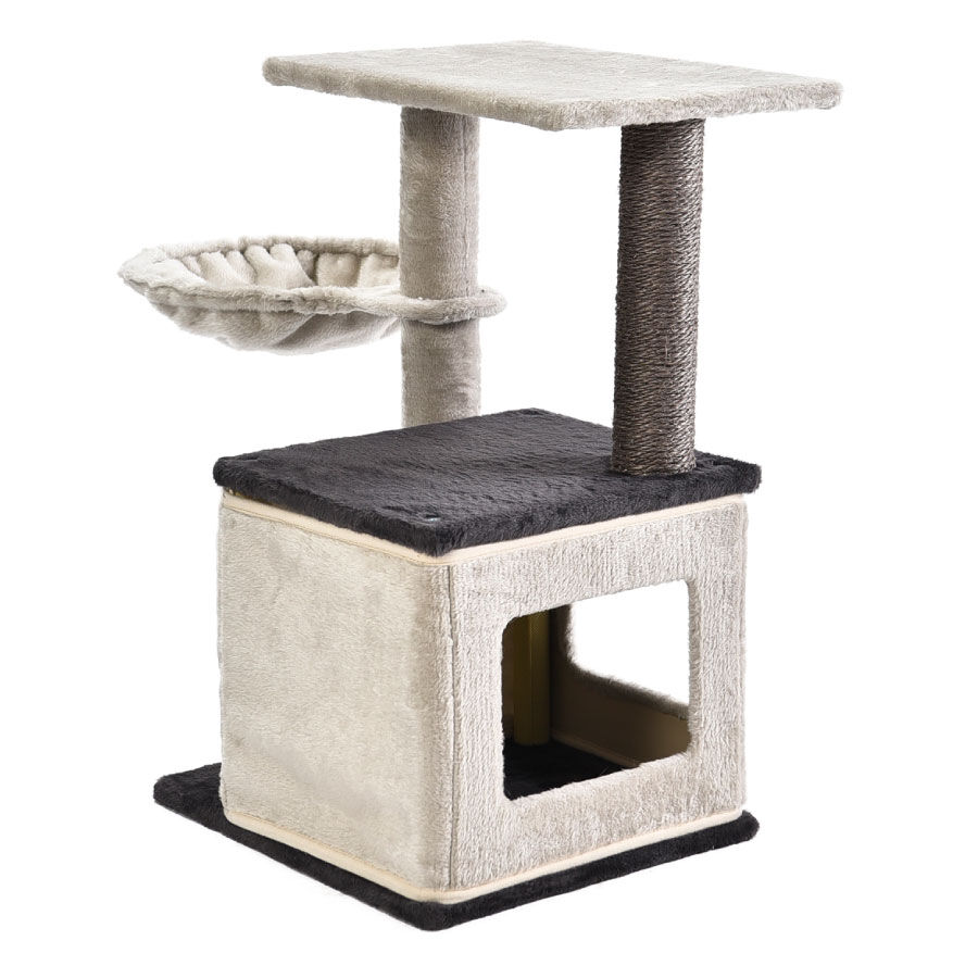 WUAPU RASCADOR GATO 3x1 MARRON 69x40x138, , large Imagen numero 4