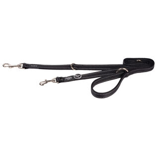 Rogz Classic HLM06-A Correa Negra para perros