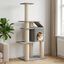vidaXL &Aacute;rbol para gatos con postes de sisal Torre Gatos Muebles Felinos, , large indicador imagen numero 2