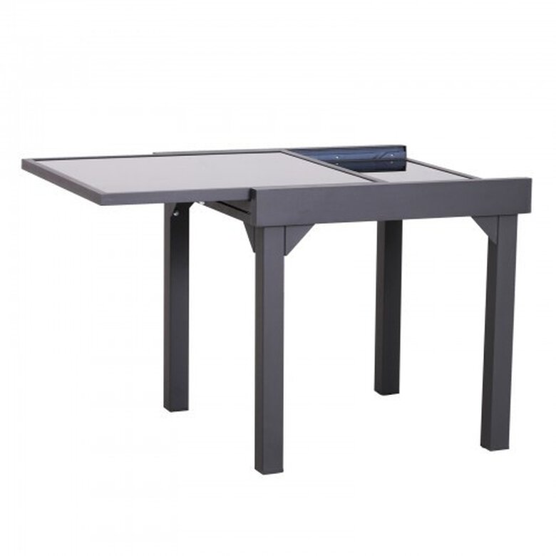 Mesa de jardín Outsunny de Aluminio color Gris, , large image number null