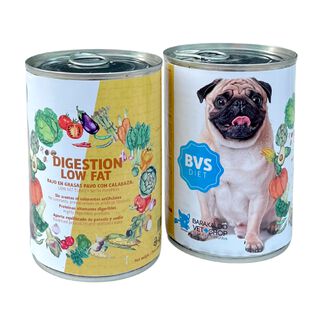 Barakaldo Vet Shop Comida Húmeda Diet Digestion Light Pavo con Calabaza para Perros 
