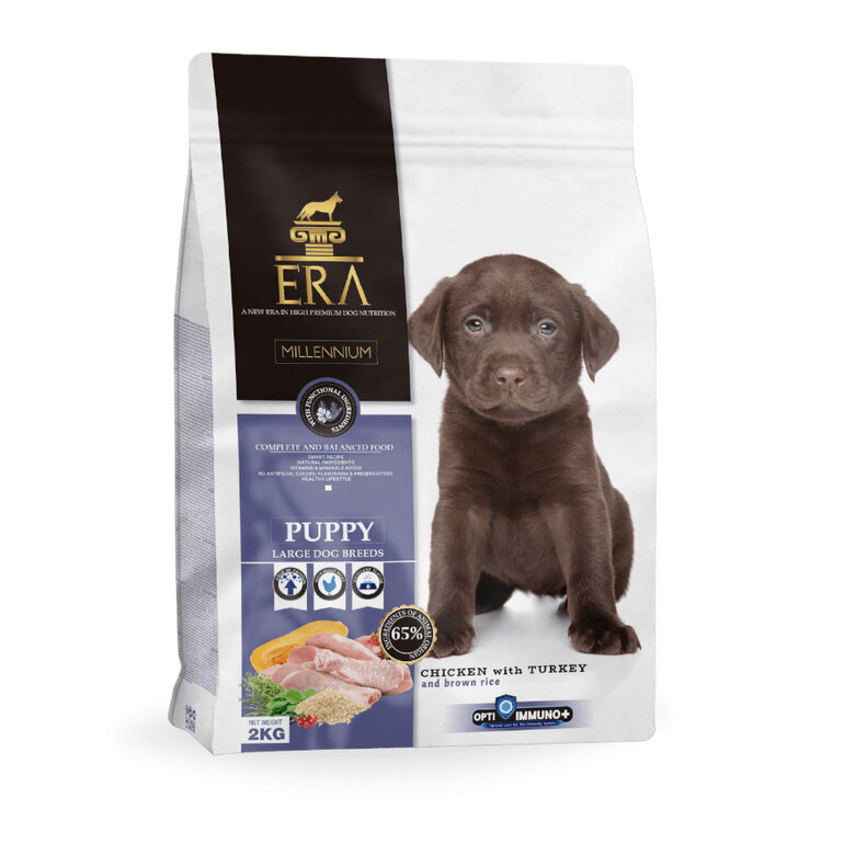 12 kg ERA Puppy Large Pollo y Pavo pienso para perros