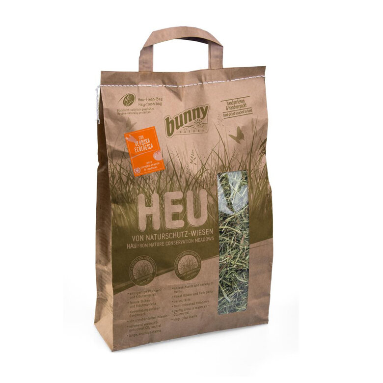 Bunny Heno de Pradera con Vegetales para conejos, , large image number null