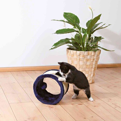 Trixie rascador redondo azul para gatos thumbnail