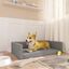 Vidaxl cama de maletero gris claro para perros, , large indicador imagen numero 7