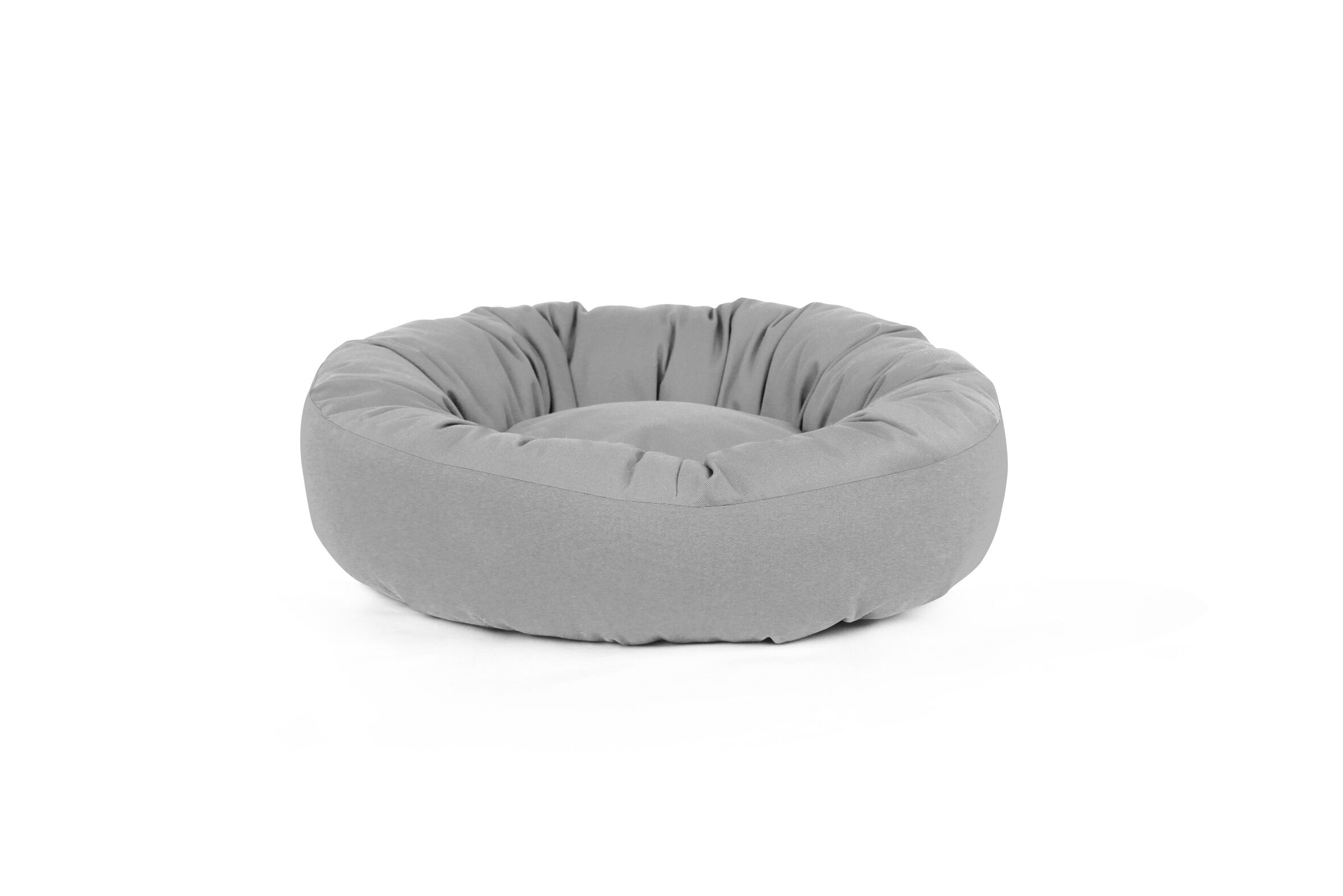 Gauty Cama Redonda para Perros y Gatos  Tela de sarga - Gris, , large Imagen numero 1