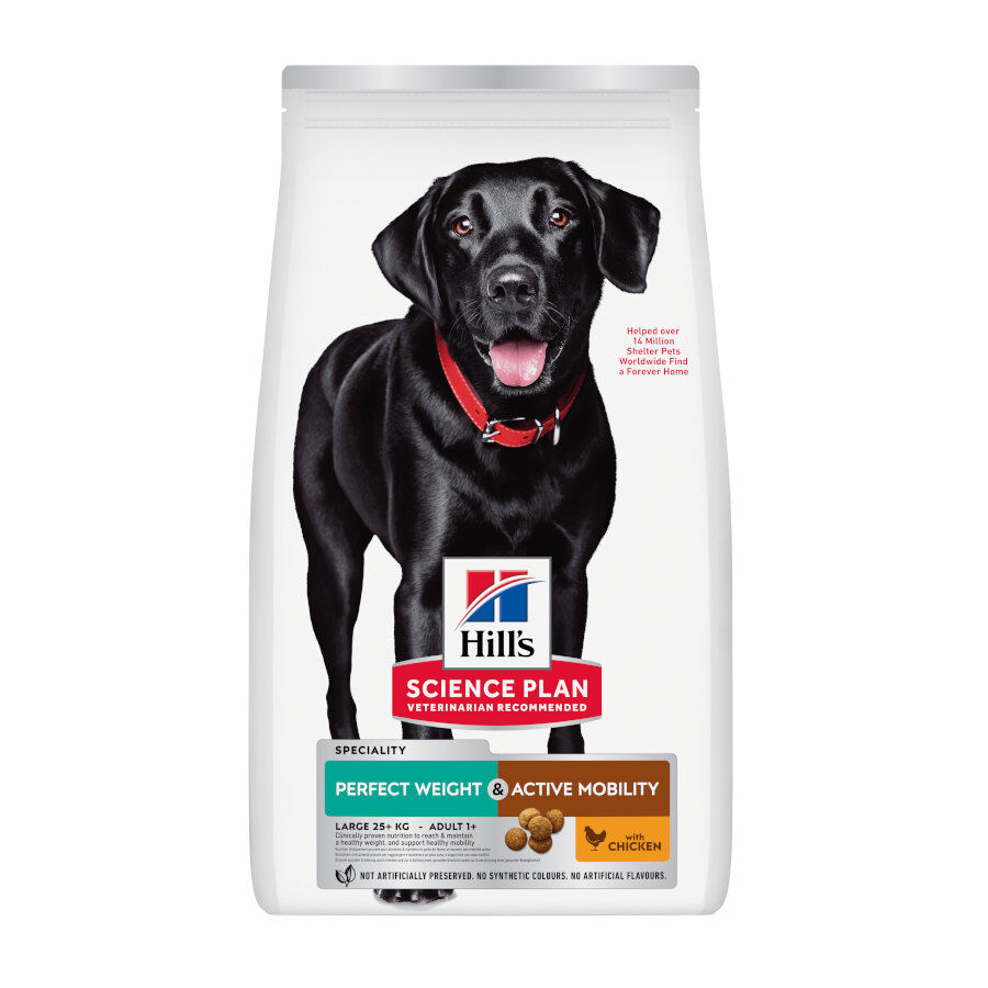 12 kg Hill's Science Plan Perfect weight y Active Mobility pollo pienso para perros grandes, , large Imagen numero 1
