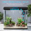 Nobleza - Acuario de Cristal 54L con Iluminaci&oacute;n LED y Filtro Interno, Pecera con Tapa para Peces, Dise&ntilde;o de Vidrio Curvo, Negro, , large indicador imagen numero 3