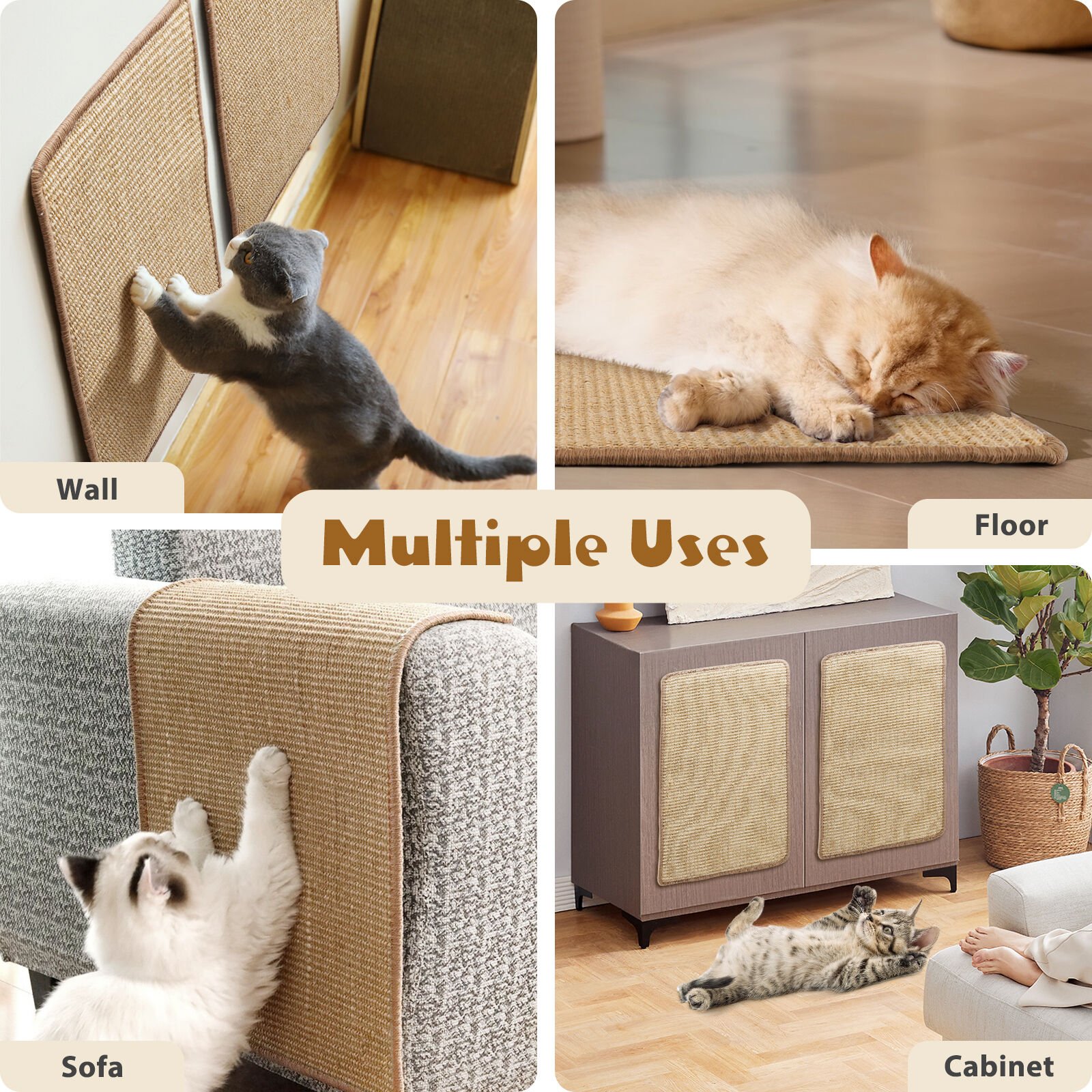 Nobleza Alfombrilla Rascador para Gatos thumbnail