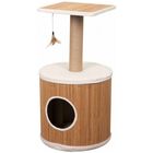 Poste rascador Bamboo para gatos color Marrón y Blanco, , large image number null