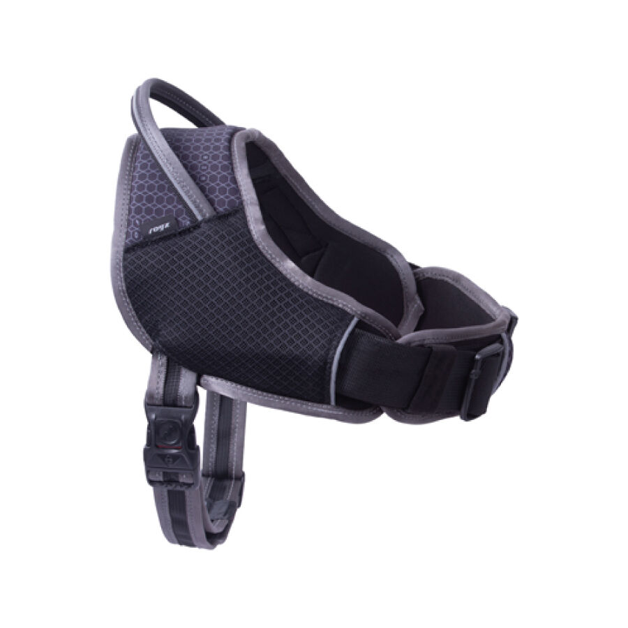 Rogz Airtech Arnes Ergonómico negro y gris para perros