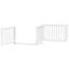 vidaXL Puerta para perros plegable 4 paneles madera &aacute;lamo blanca 320cm, , large indicador imagen numero 10