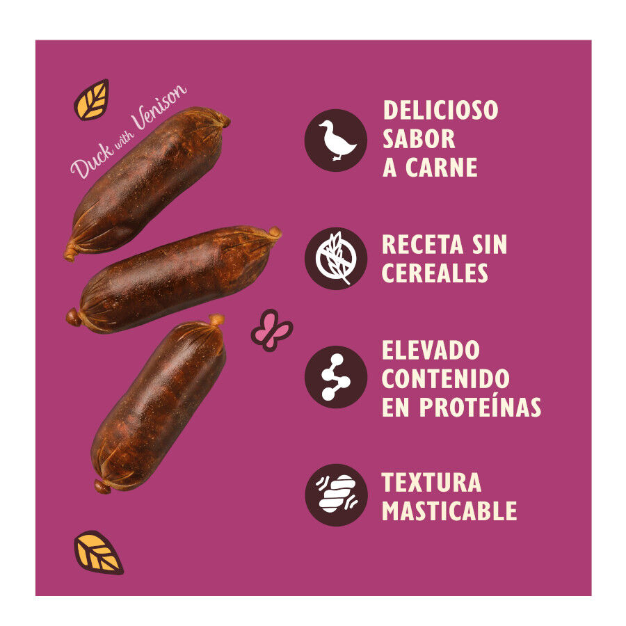 Lily&#039;s Kitchen Salchichas Mini Pato y Venado para perros thumbnail