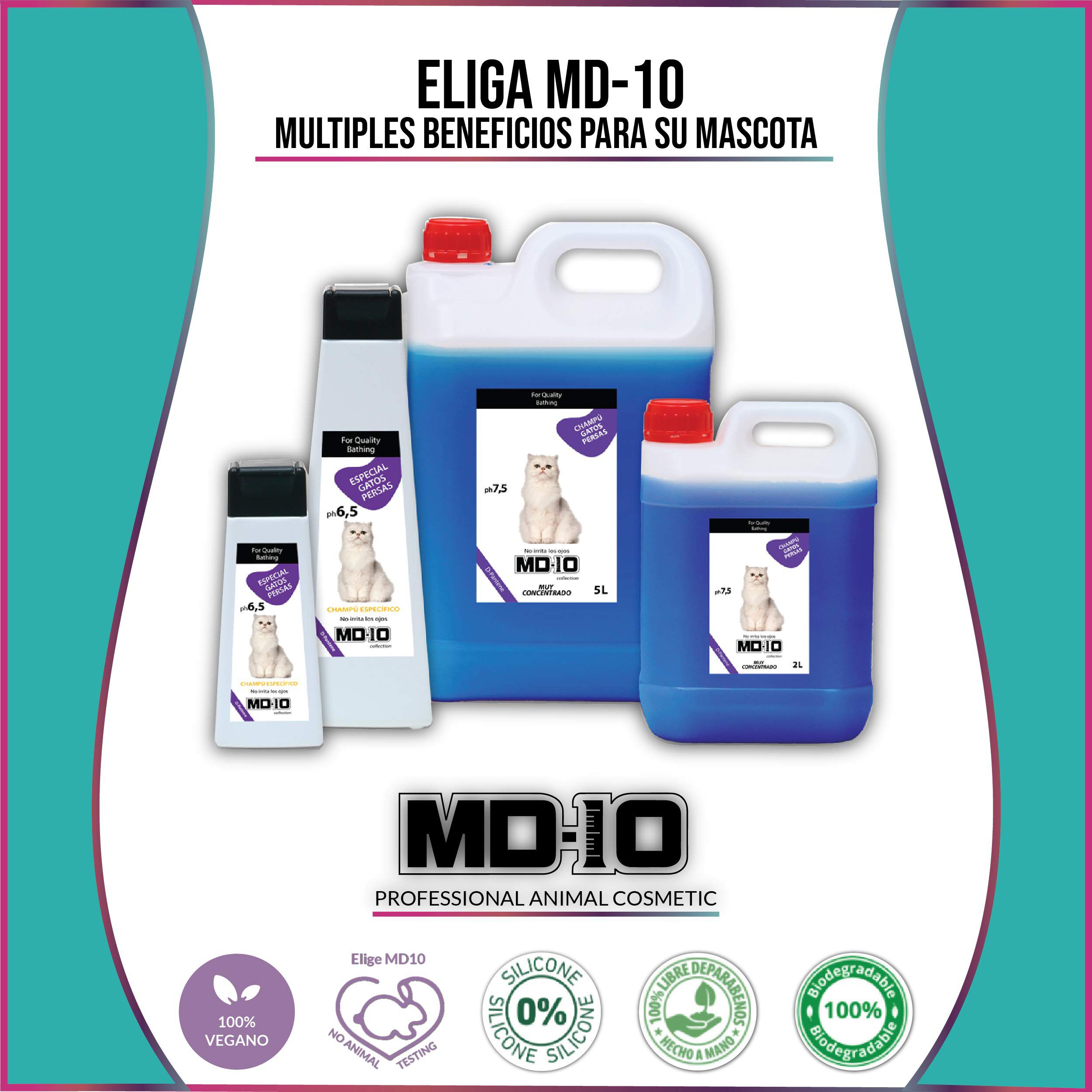 MD-10 COLLECTION Champú para Gatos Persa thumbnail