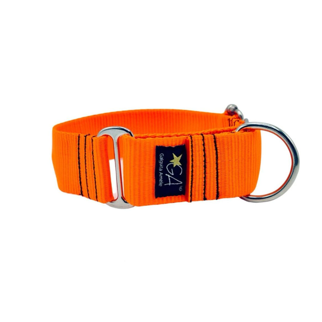 Collar Martingale Nude naranja fl&uacute;or, , large Imagen numero 1