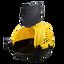 Nobleza - Transportin Gato Perro Grande, Transportin para Gatos Perro Portátil y Transpirable, Mascotas Perros Gatos Accesorios, Transportín de Plástico, 52x40x32 CM, Amarillo & Negro, , large indicador imagen numero 2