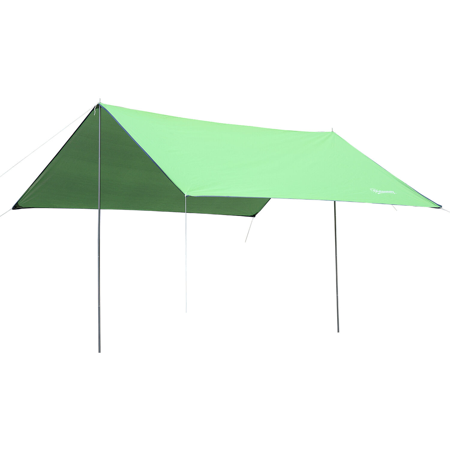 Outsunny Toldo de Refugio Port&aacute;til 300x292 cm Impermeable Carpa Ligero Tienda de Campa&ntilde;a Grande para Camping Playa Picnic Senderismo Protecci&oacute;n UV Verde, , large Imagen numero 1