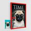 Pet Story Retrato Personalizado de Mascota Lienzo Portada de la revista Time, , large indicador imagen numero 1