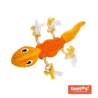 Tootoy! Stretch Salamander Cuddler peluche dispensador de snacks para perros