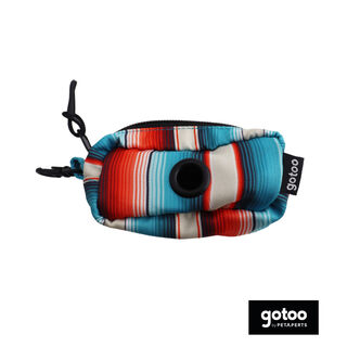 Gotoo Porta bolsas rayas multicolor para perro