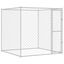 vidaXL Jaula para perro 2 x 2 x 2 m Acero, , large indicador imagen numero 1