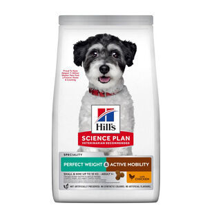 Hill's Science Plan Perfect Weight & Active Mobility Small & Mini Pollo pienso para perros